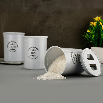 Airtight Containers – For Tea, Coffee, Sugar & More (3 Pcs Set) Signaturekarts
