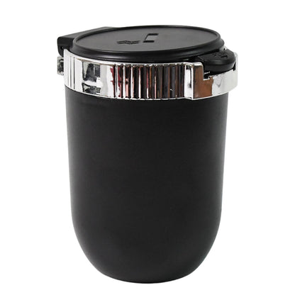 Portable Car Ashtray with Lid and Blue LED Light (1 Pc) Signaturekarts