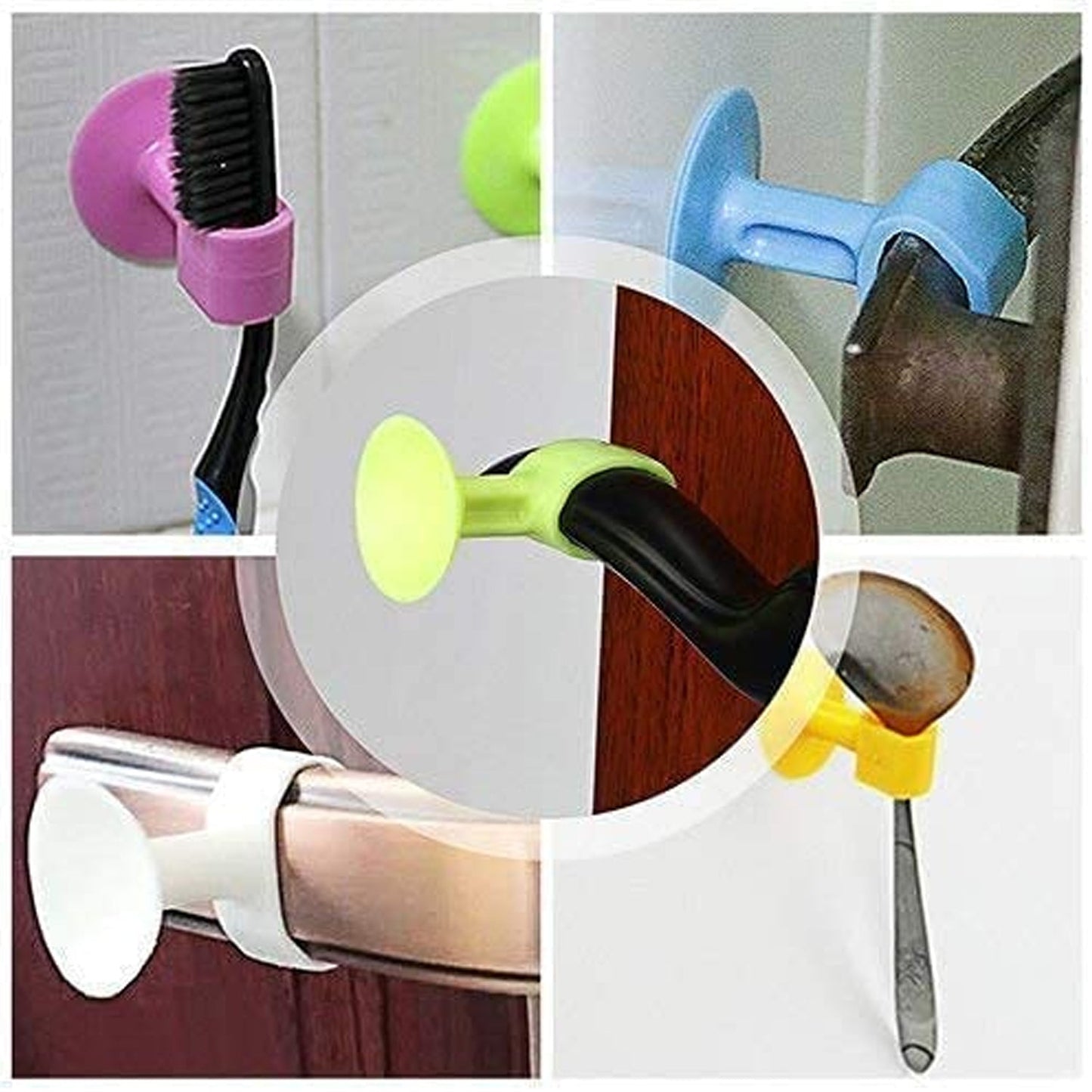 Self-Sucking Silicone Door Stopper (5 Pcs Set) Signaturekarts
