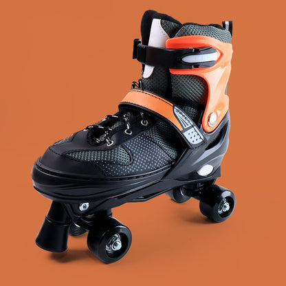 Adjustable Quad Roller Skates for Kids (XL / 1 Pair) Signature Kart