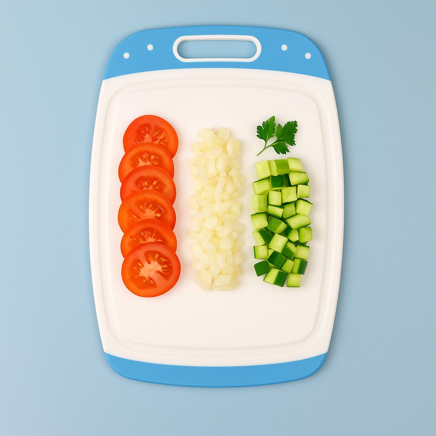 Ganesh Vegetables and Fruits Cutting Chopping, Plastic Board (1 Pc) Signaturekarts