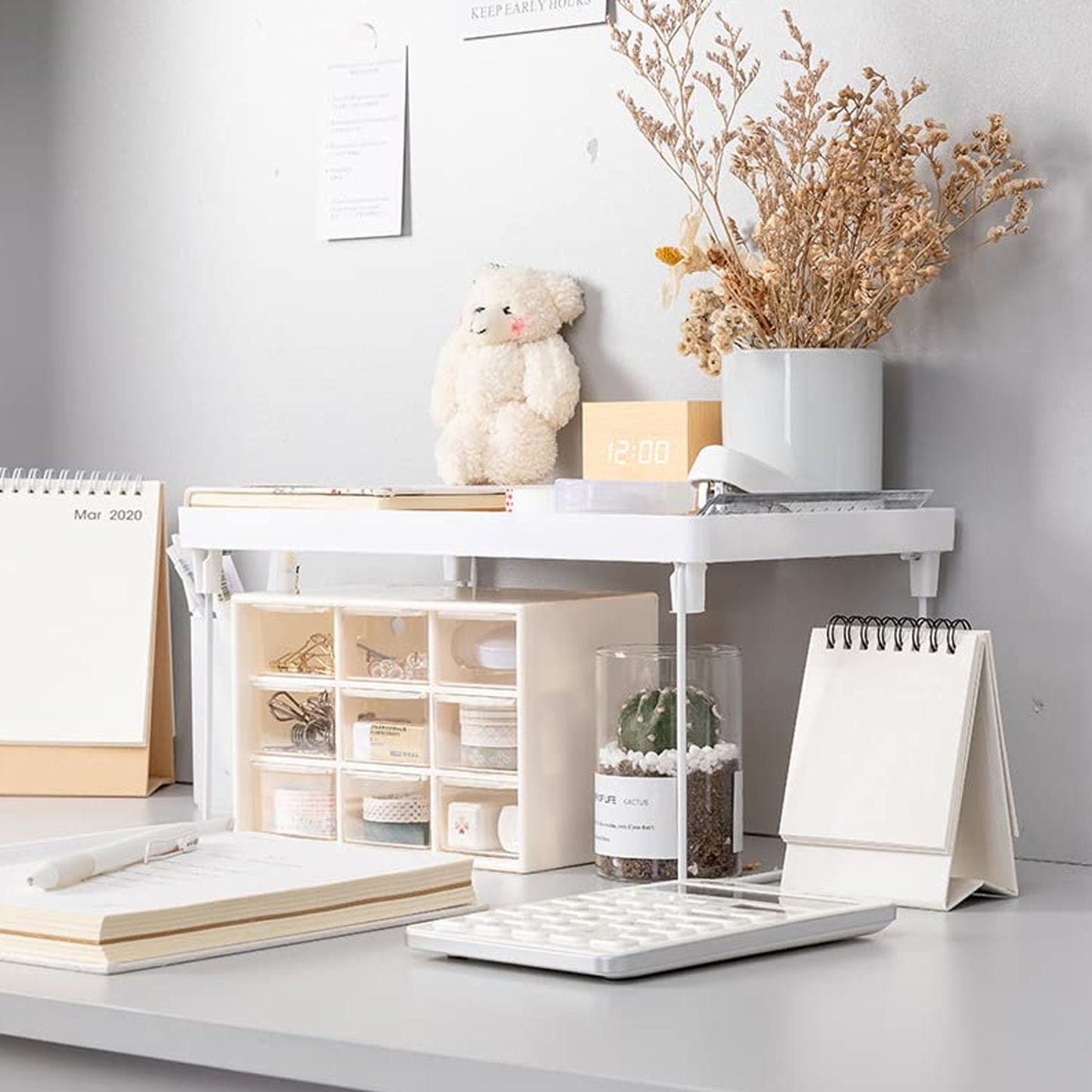 Plastic Bathroom Organizer Kitchen Utility Storage Rack (32x19.5 Cm / 1 Pc) Signature kart