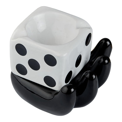Colourful Smoking Ceramic Ashtray with Retro Vibes Signature kart