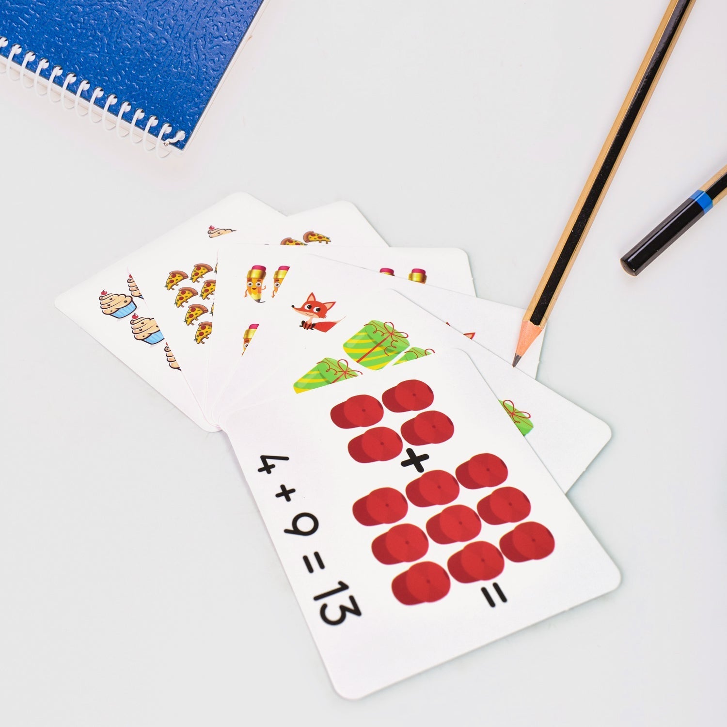 Wooden MathTime for Kids - Educational Math Card Game Signaturekarts