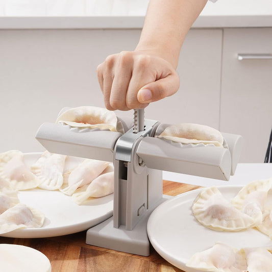 Double Head Dumpling Maker Mold – Easy Press Tool for Making Dumplings signaturekarts