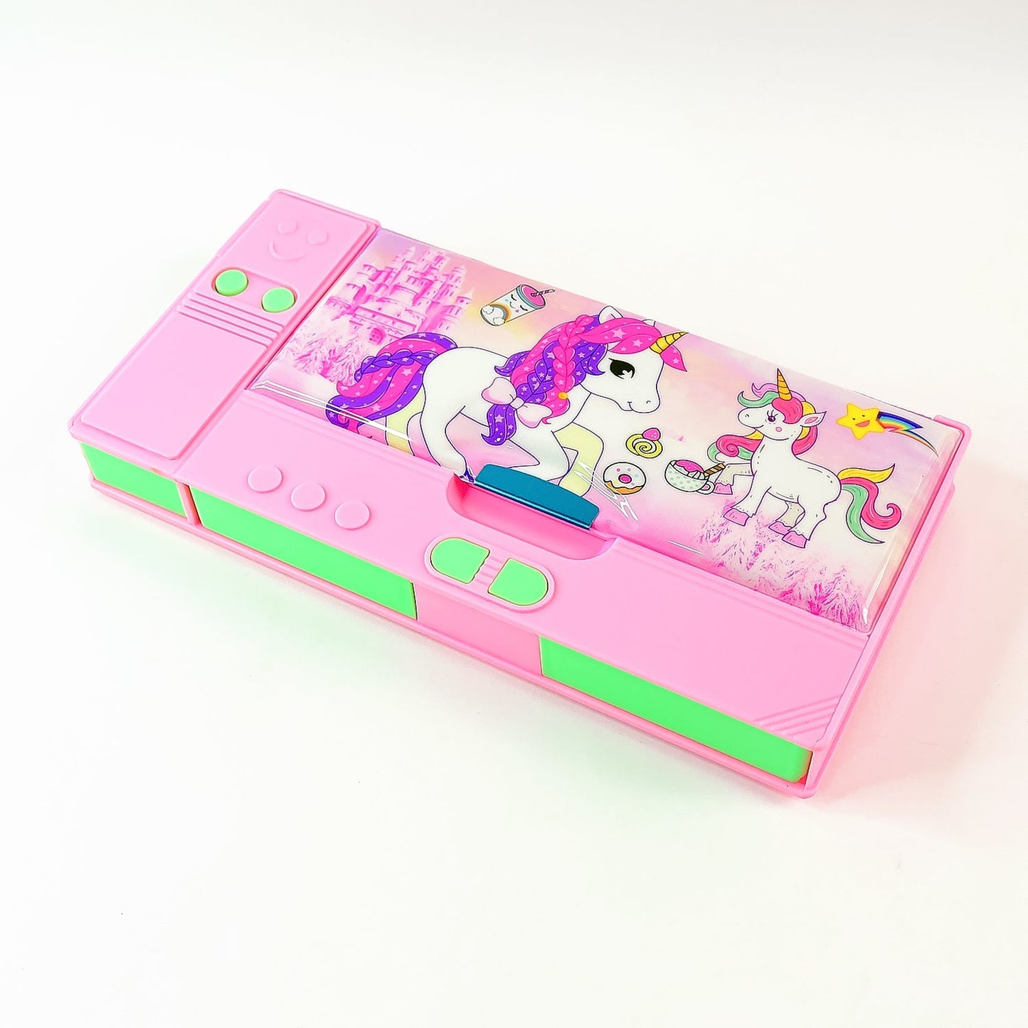 Multi Purpose Gadget Jumbo Pencil Box Compass signaturekarts