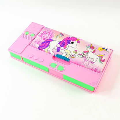 Multi Purpose Gadget Jumbo Pencil Box Compass signaturekarts