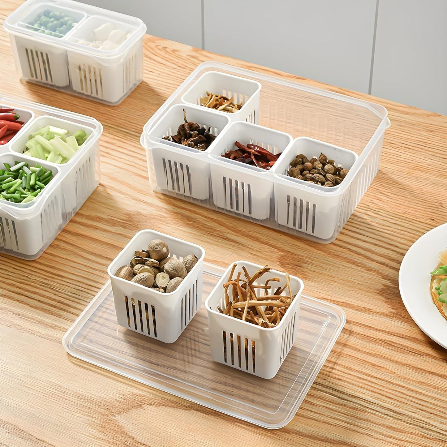 Fridge Storage Box – Freezer & Kitchen Organizer for Vegetables & Food (1 Pc) signaturekarts