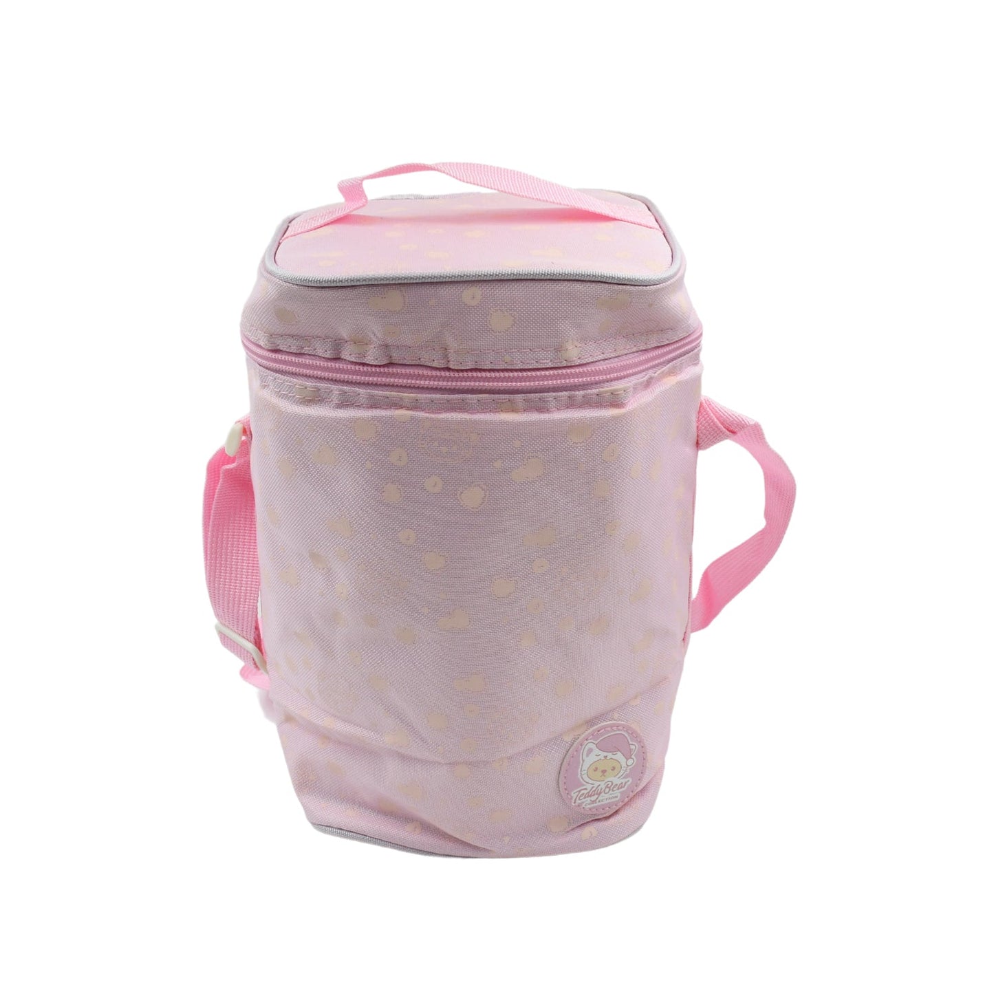 Cute Animal Zip Lunch Bag with Adjustable Strap – Reusable & Durable (1 Pc) signaturekarts