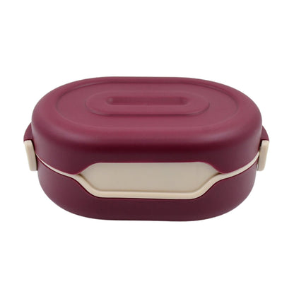 Airtight Food Grade Tiffin Box with 2 in 1 Spoon And 2 Compartment signaturekarts