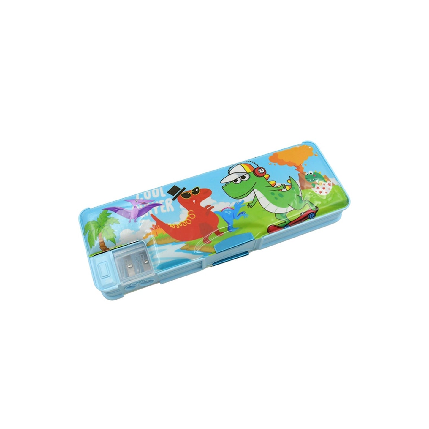 Plastic Multipurpose Compass Box (1 Pc, Mix Design) signaturekarts