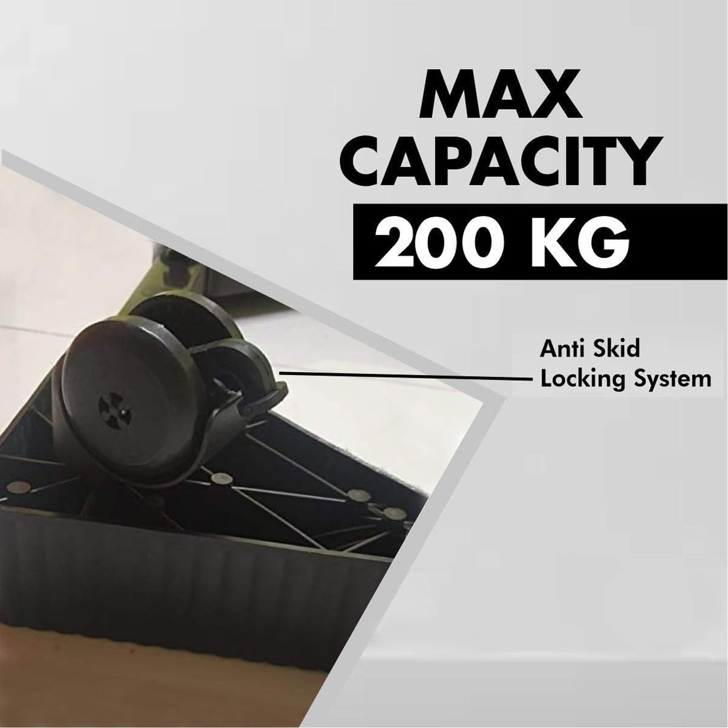 Adjustable Heavy-Duty Fridge and Washing Machine Stand Base Trolley 50x50 cm Signature kart