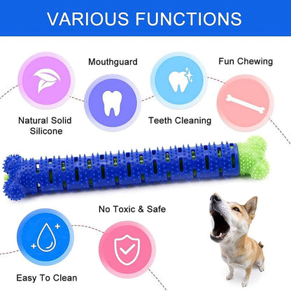 Dog Tooth Brush, Puppy Chew Toothbrush Stick Teeth Cleaning Dental Toys (1 Pc) Signaturekarts