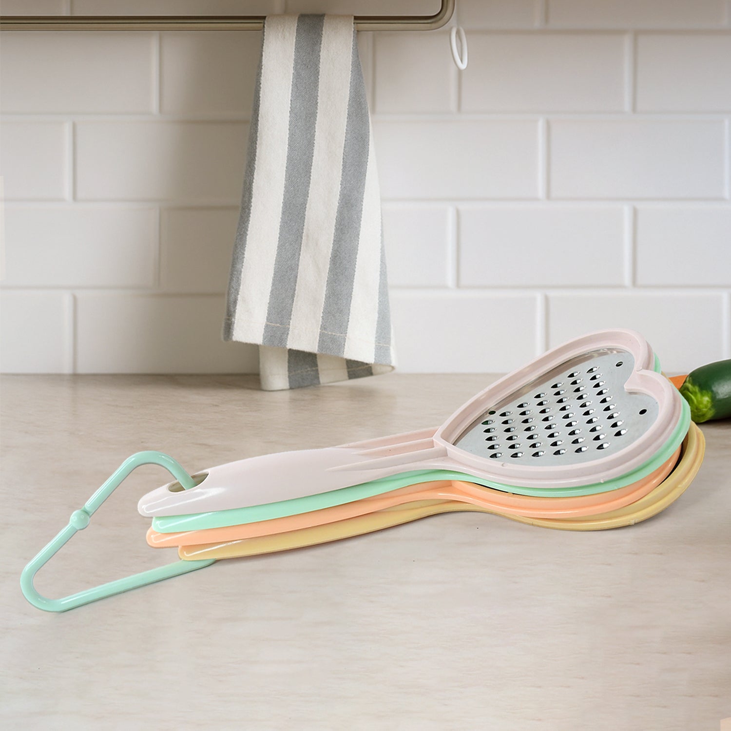 Heart Grater Set and Heart Grater Slicer Used for Grating and Slicing of Fruits, vegetables Your Brand