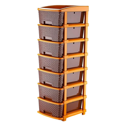 7-Layer Multipurpose Plastic Storage Drawer Organizer Signature kart