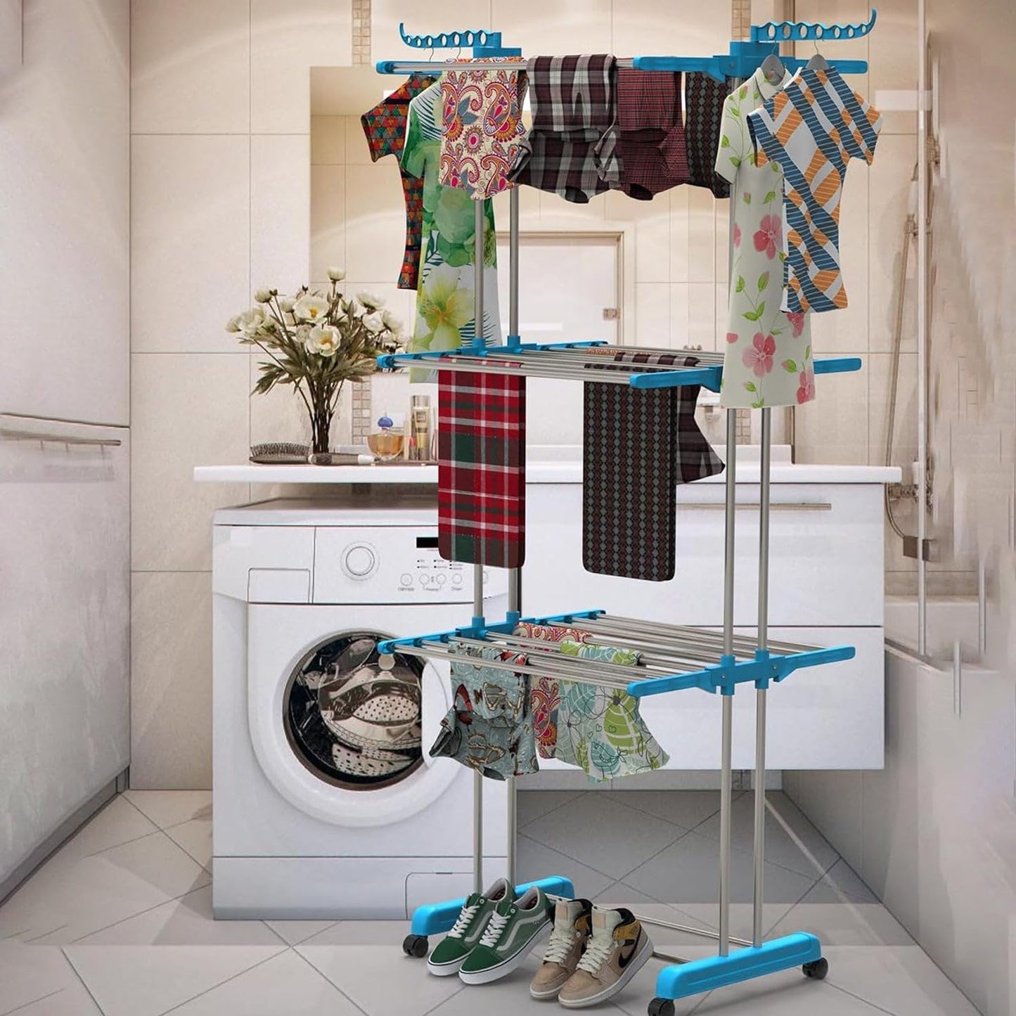 Stainless Steel Cloth Drying Stand Your Brand