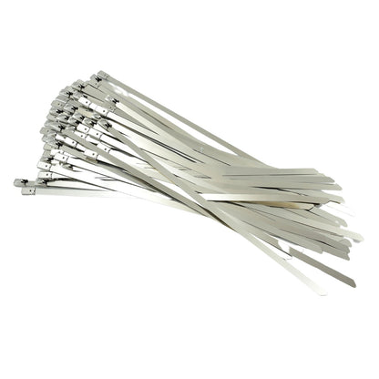 Stainless Steel Cable Ties for Solar & Home Use (100 Pc, 4.6x100mm) signaturekarts
