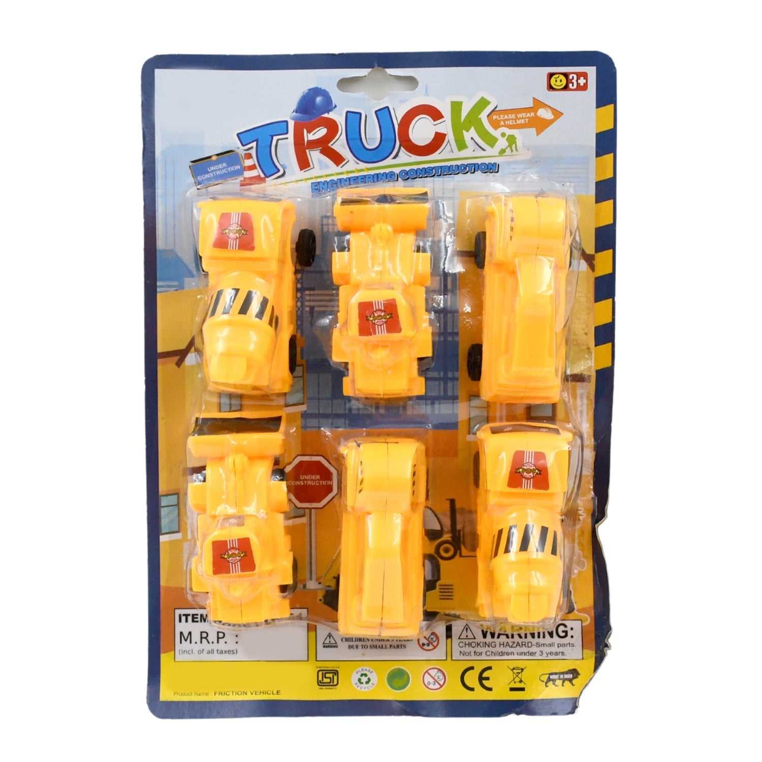 Engineering Construction Vehicle Toy Set for Kids (6 Pcs Set) signaturekarts