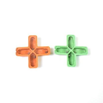 Magic Toys Magic Cross Magic Tricks Puzzle (1 Pc / Mix Color & Design) Signaturekarts