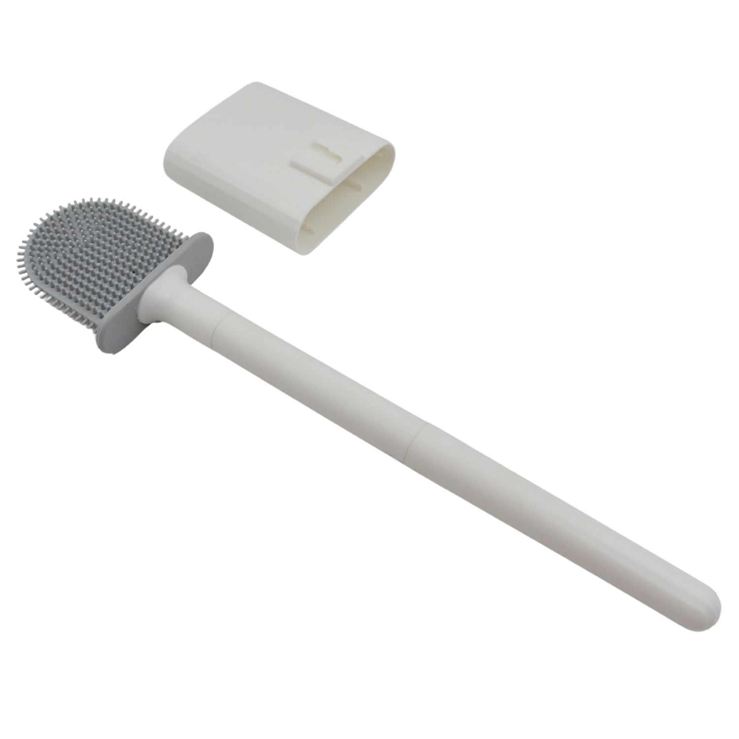 Portable Silicone Toilet Brush – Wall-Mounted, Anti-Drip Cleaner with Non-Slip Handle Signaturekarts