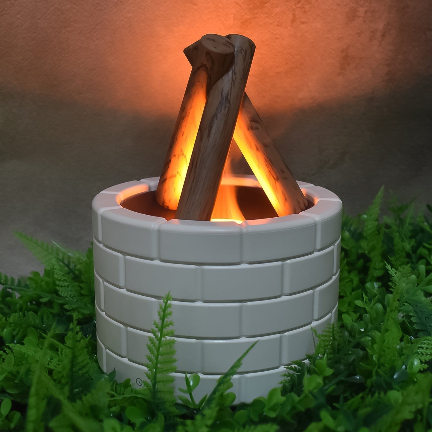 Bonfire Shaped Diffuser Essential Oil Diffuser Multi Function Flame Oil (1 Pc) Signaturekarts