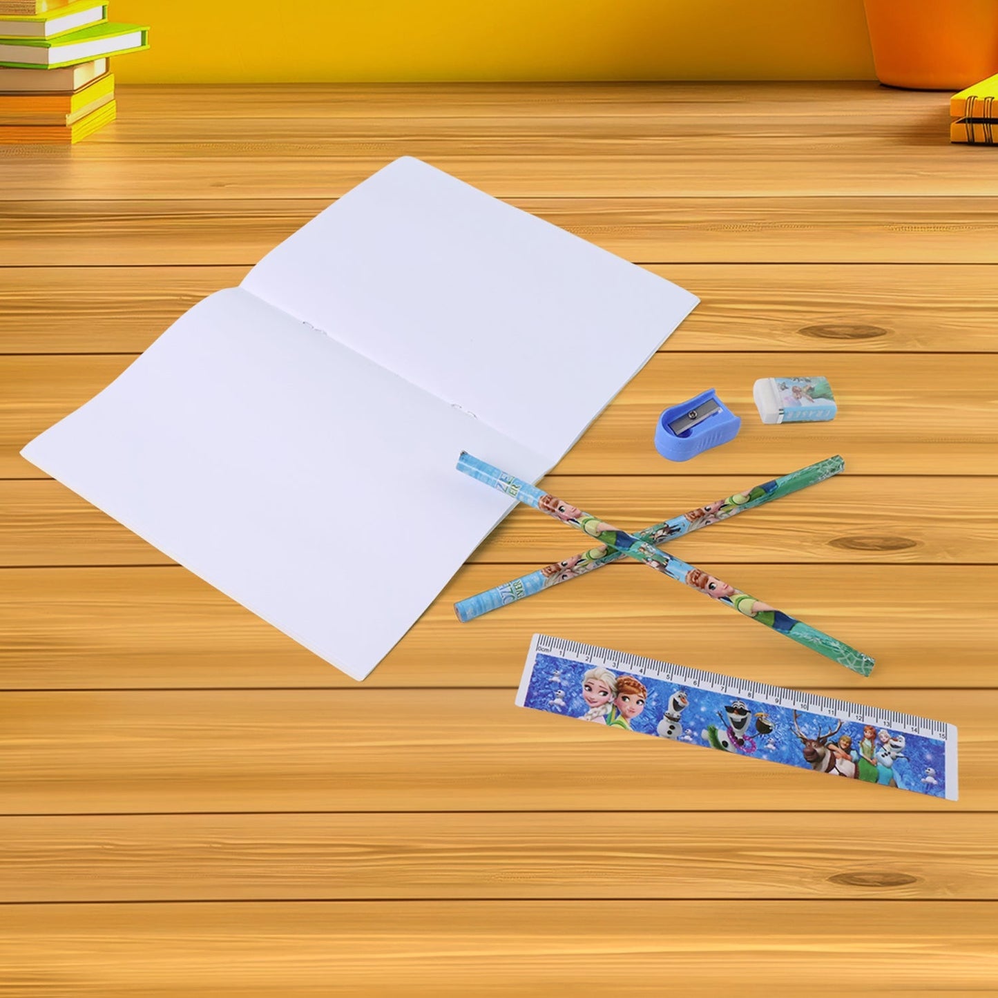 Stationery Kit for Kids - Stationery Set (6 Pcs Set / Mix Design) signaturekarts