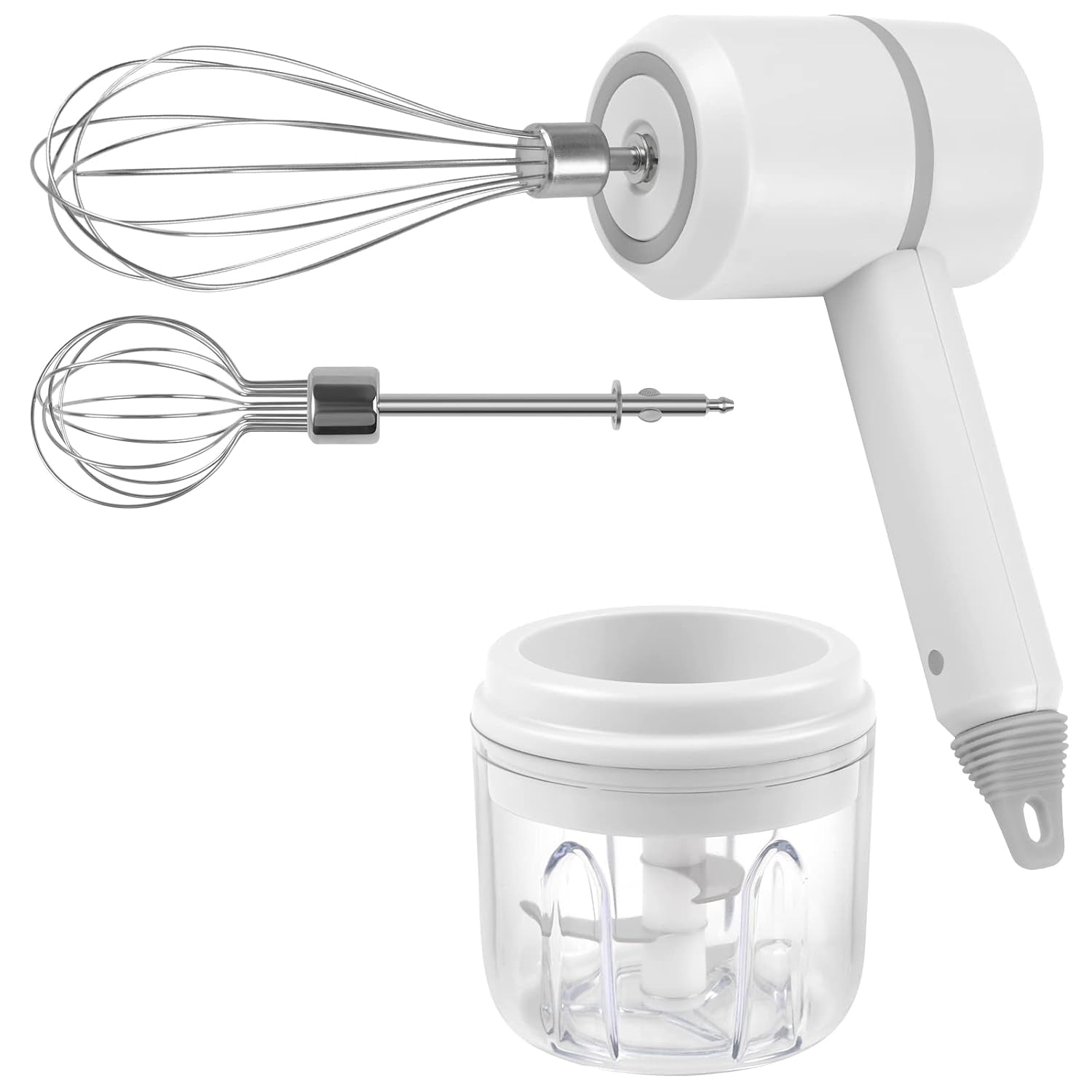 Hand Mixer Food Chopper Cordless 3 in 1 Electric Hand Mixer (1 Set) Signaturekarts