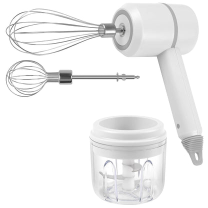 Hand Mixer Food Chopper Cordless 3 in 1 Electric Hand Mixer (1 Set) Signaturekarts
