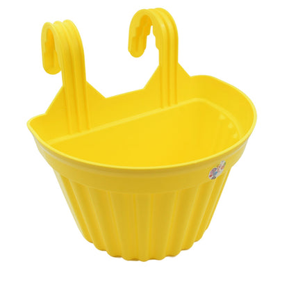 Multicolor Hanging Plastic Planters Orchid Relling , For Plantation,(1pc) signaturekarts