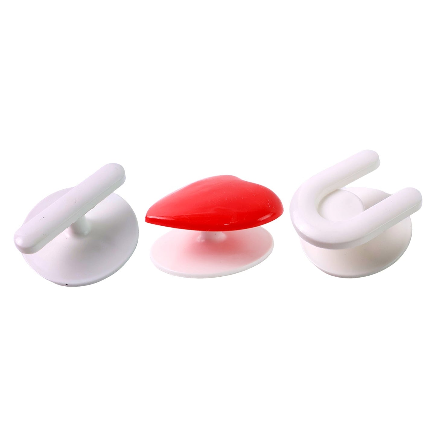 Adhesive Wall Hook Set  For KItchen, Bathroom & Home (3pc) Signature Kart