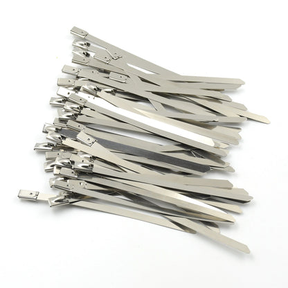 Stainless Steel Cable Ties for Solar & Home Use (100 Pc, 4.6x100mm) signaturekarts