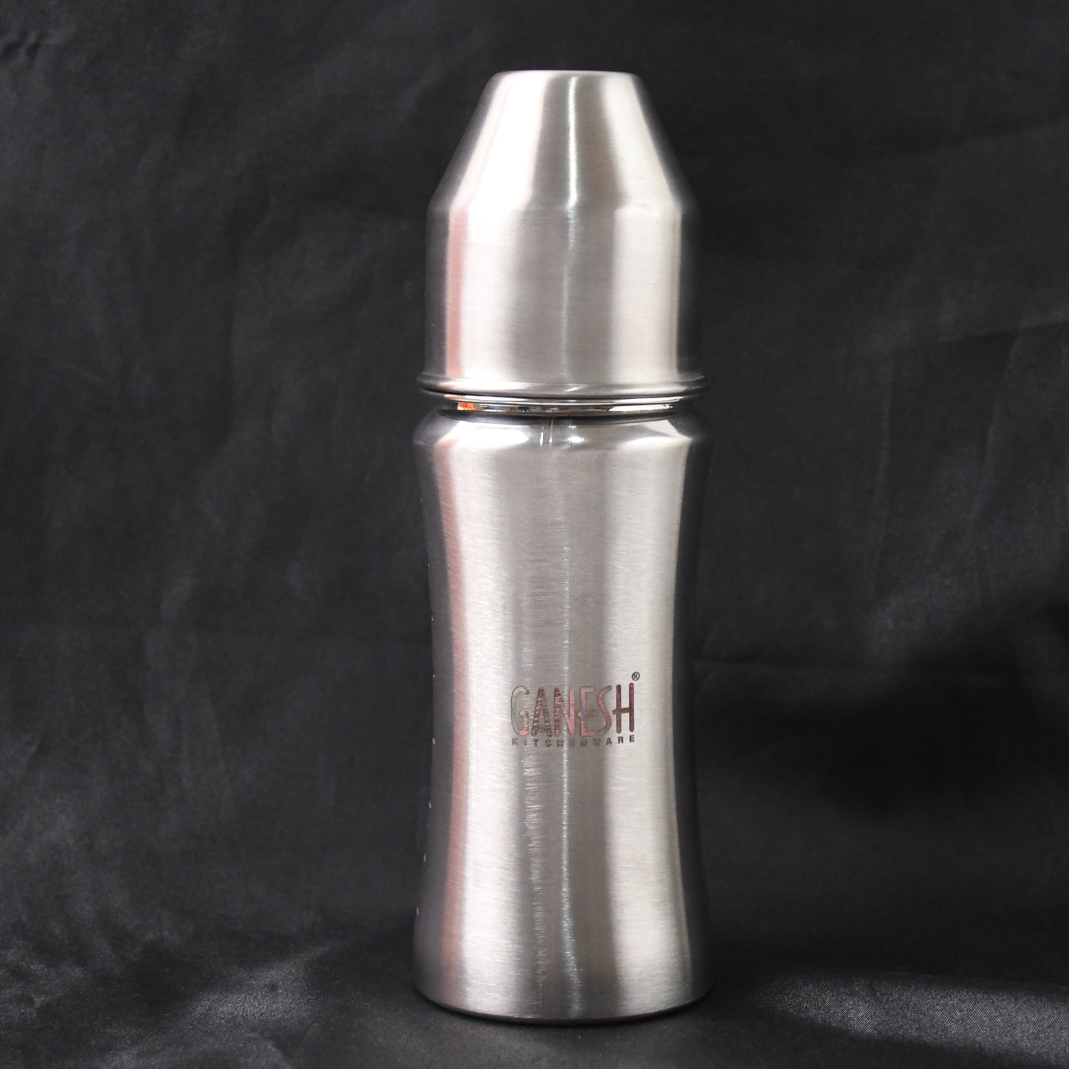 Ganesh Stainless Steel Baby Feeding Bottle for New Born Infants Toddler  250 ML signaturekarts