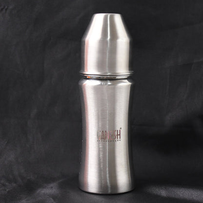 Ganesh Stainless Steel Baby Feeding Bottle for New Born Infants Toddler  250 ML signaturekarts
