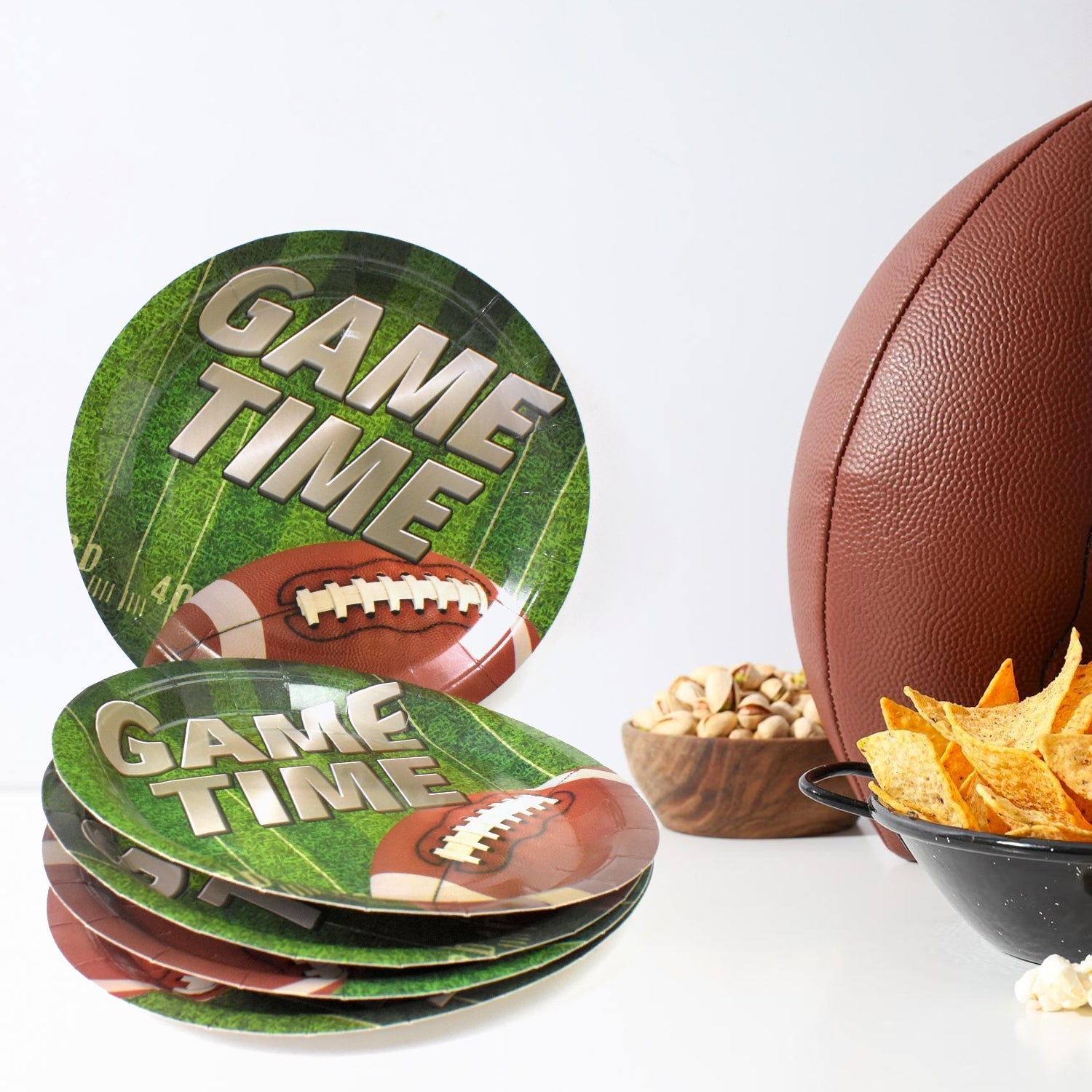 Round Plates Disposable Paper Plates Happy Birthday, Gift (10 Pcs Set / Mix Design) Signaturekarts