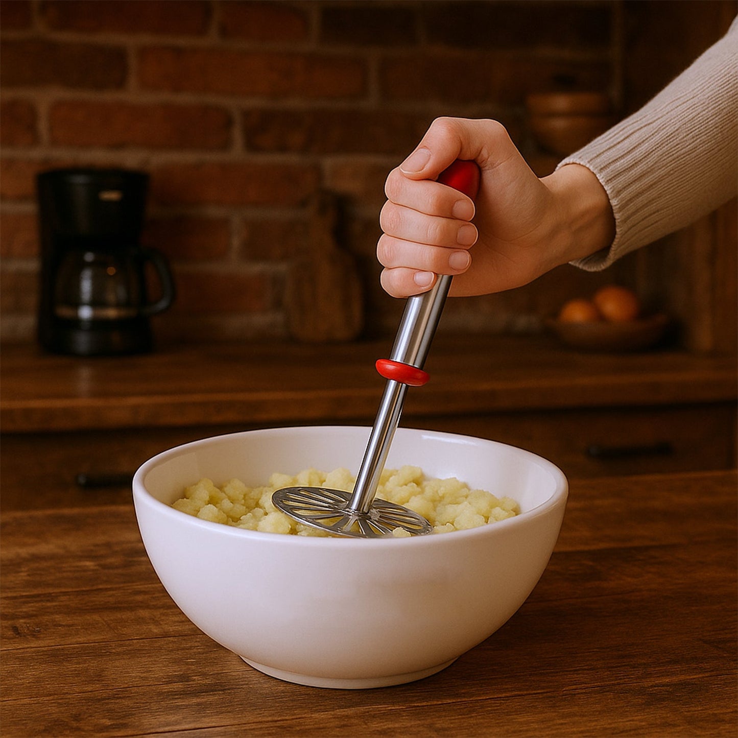 Stainless Steel Potato Masher, PauBhaji Masher Signature Kart
