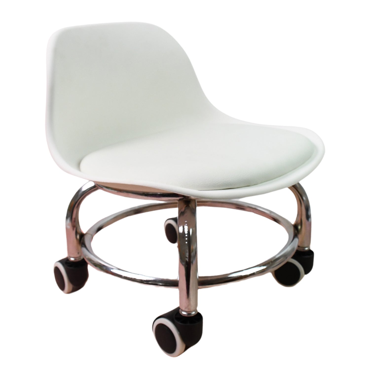 Heavy Duty Round Rolling Stool with Wheels Pedicure Stool (1 pc) Signaturekarts