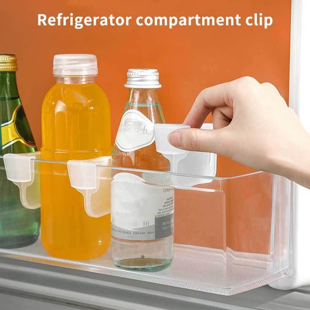 Plastic Storage Baskets – Space Allocator, Refrigerator Organizer Bins (10 Pcs Set) Signature kart