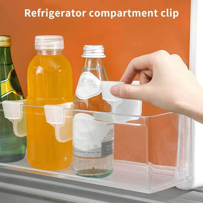 Plastic Storage Baskets – Space Allocator, Refrigerator Organizer Bins (10 Pcs Set) Signature kart