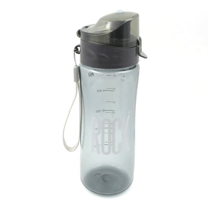 Plastic water bottle Outdoor Sport Bottle With Carry Case, leak proof BPA-free for travel cold and hot water Plastic water bottle with daily water intake for gym and children, Home, Travel, Office Use (1 pc ) signaturekarts