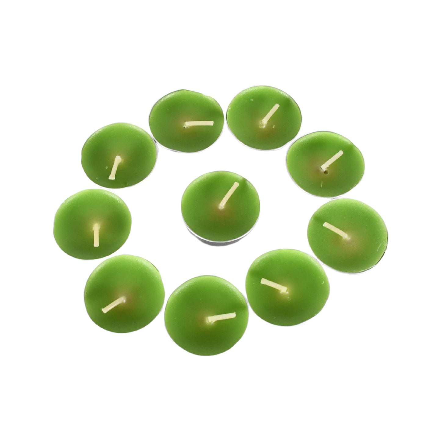 8–9 Hour Unscented Smokeless Candles for Festivals, Parties & Dinners (10 Pc) signaturekarts