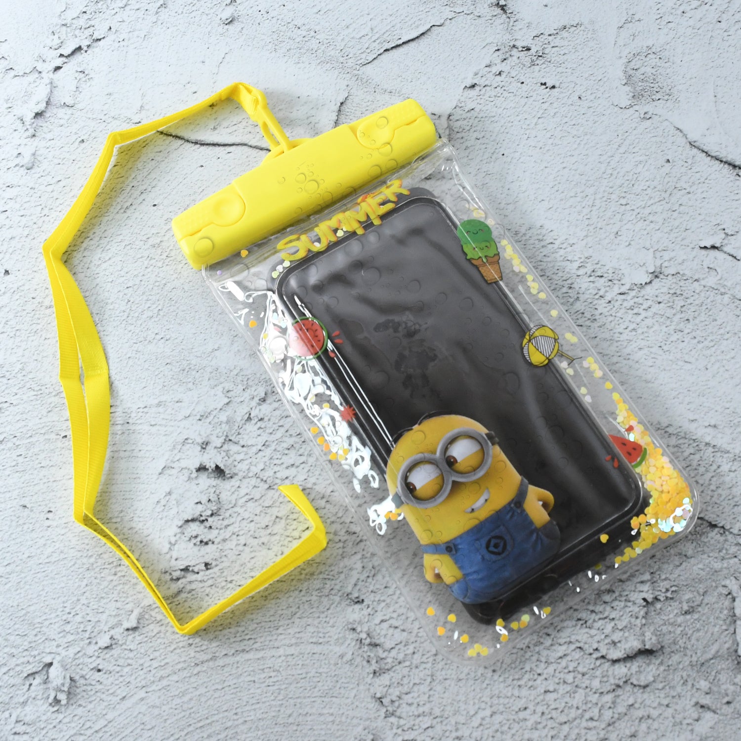 Waterproof Phone Pouch with Belt for All Android & iPhone Models (Mix Color) signaturekarts
