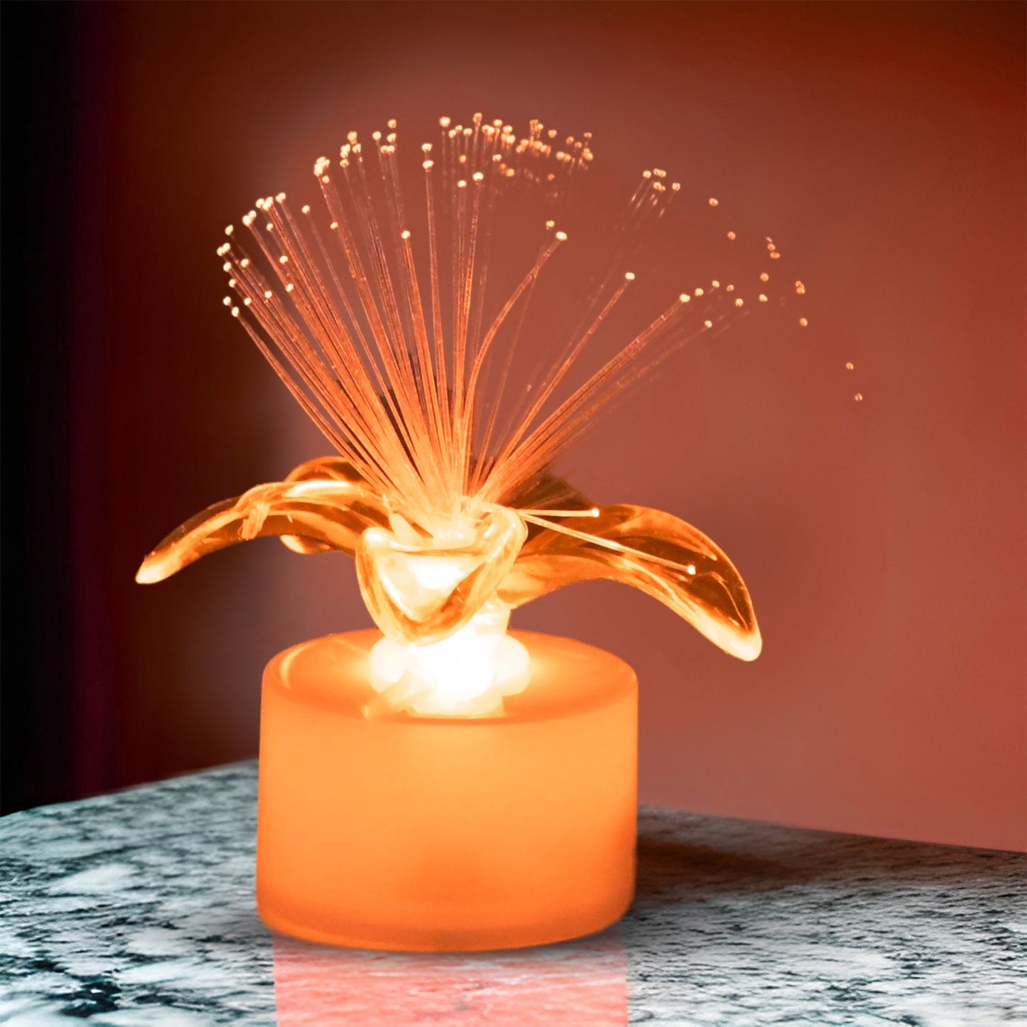Pack of 12 Mini Fiber Optic LED Table Centerpieces for Diwali Your Brand