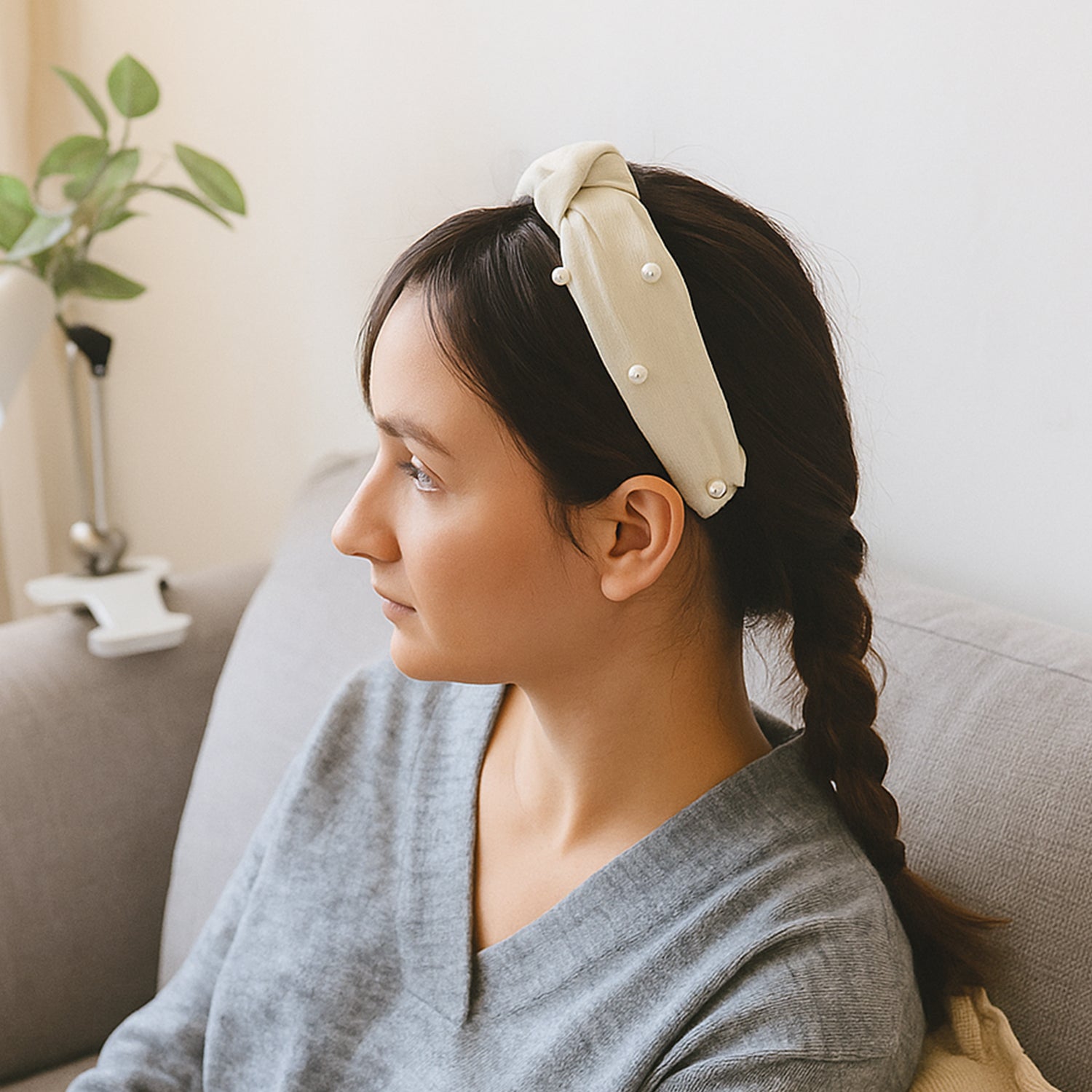 Women’s Ribbed Texture Knot Design Hairband (1 Pc / Mix Design) Signature Kart
