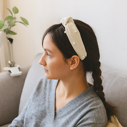 Women’s Ribbed Texture Knot Design Hairband (1 Pc / Mix Design) Signature Kart