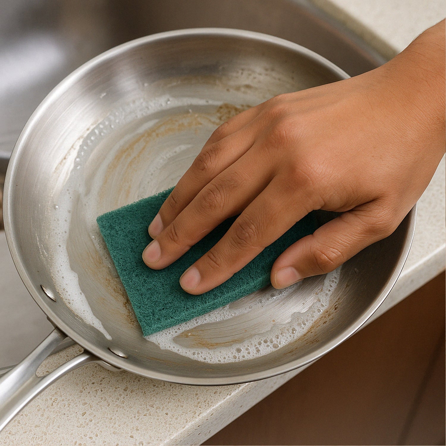 Pro Clean Heavy-Duty Kitchen Scrubber Pad – 4x6 inch (1 Pc) Signature kart