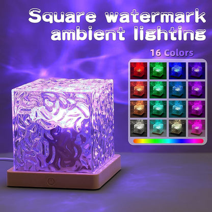 Ocean Wave Projector Lamp – 3D Water Wave LED Night Light with Remote Signaturekarts