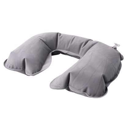 Inflatable & Foldable, Pillow U Shape Air Cushion Travel Pillow (1 Pc / Mix Color) Signature Kart