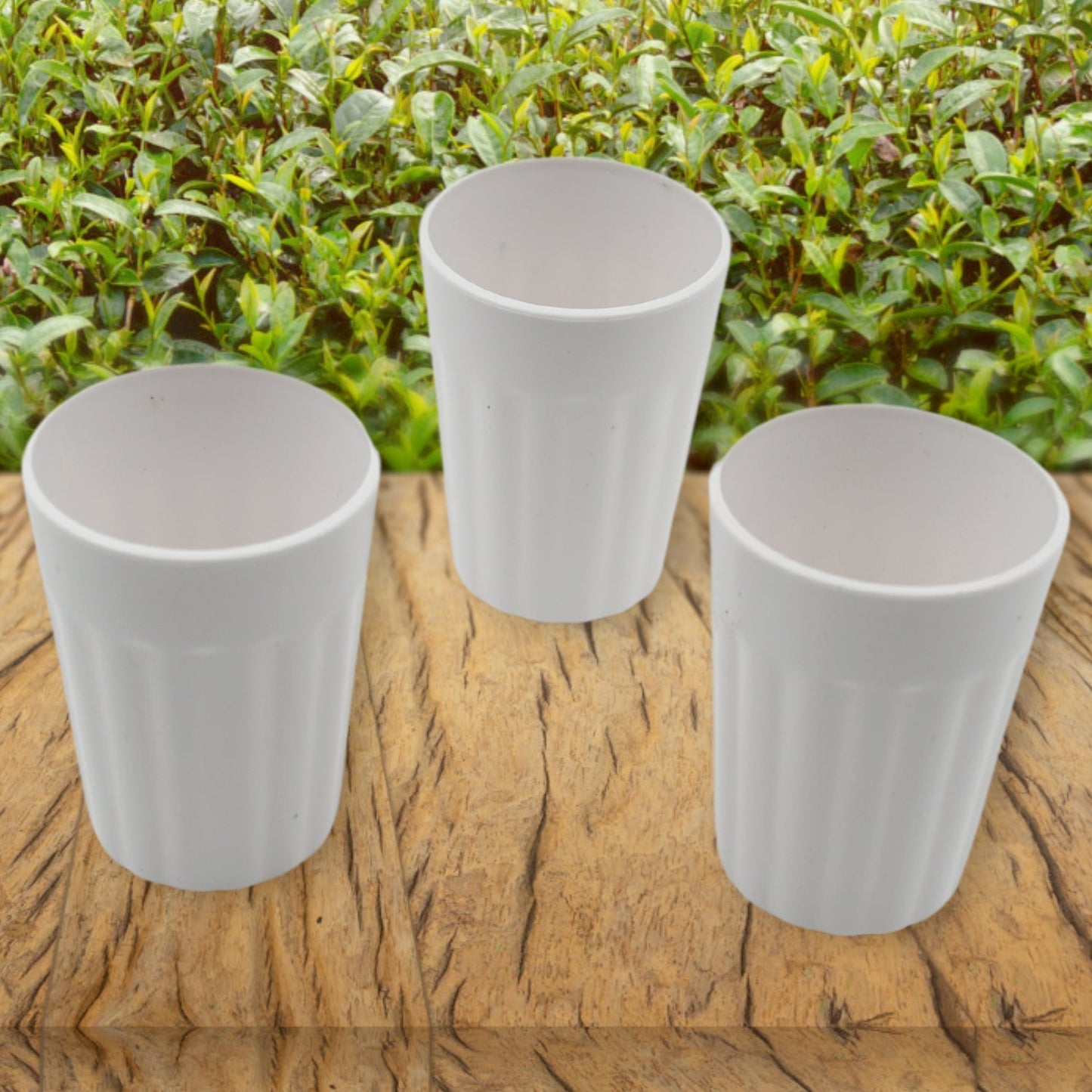 Small Plastic Coffee / Tea Cups Reusable Plastic Cup Mug(3 Pcs Set) signaturekarts