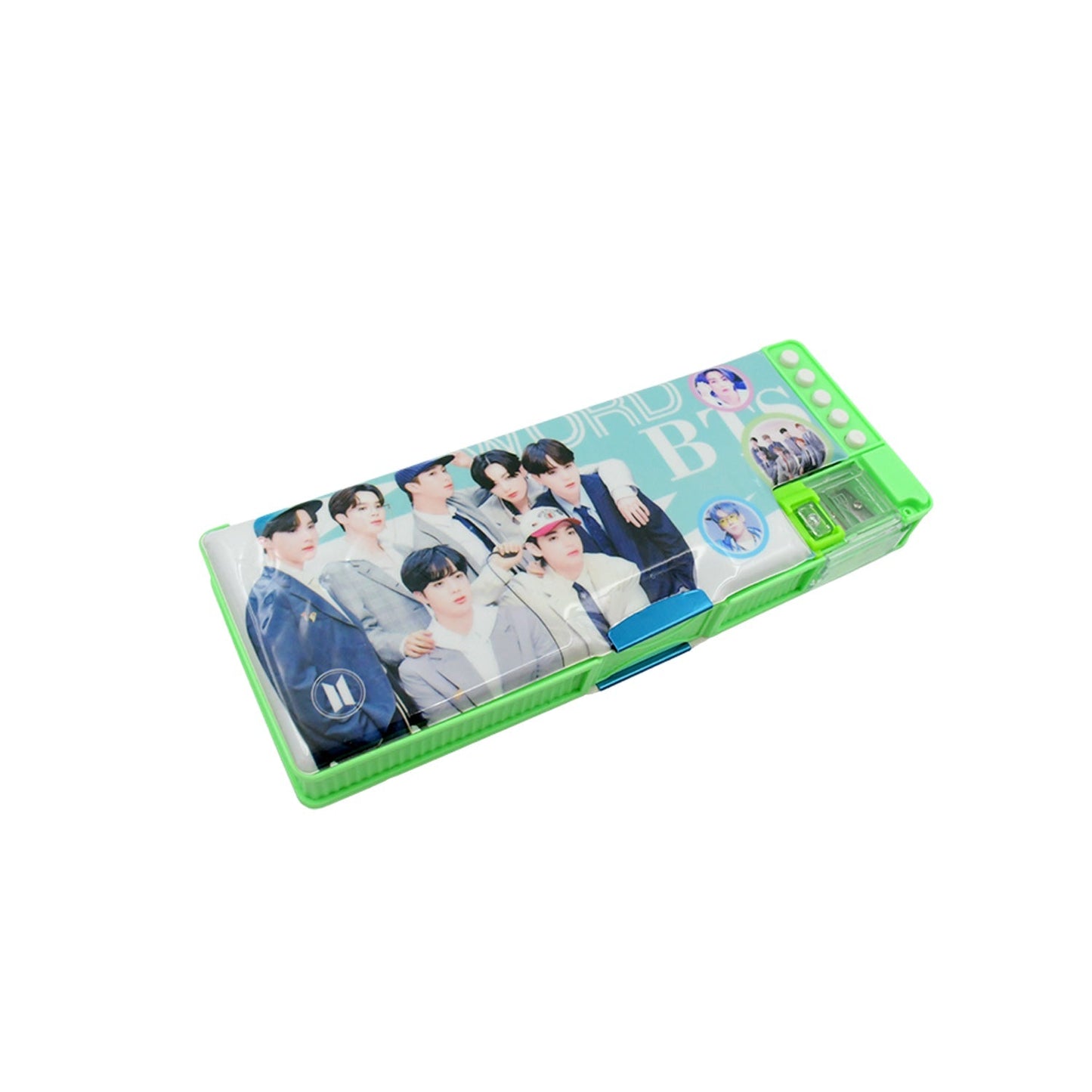 Multipurpose Compass Box (2 Compartments): Cartoon Pencil Case for Kids Signaturekarts