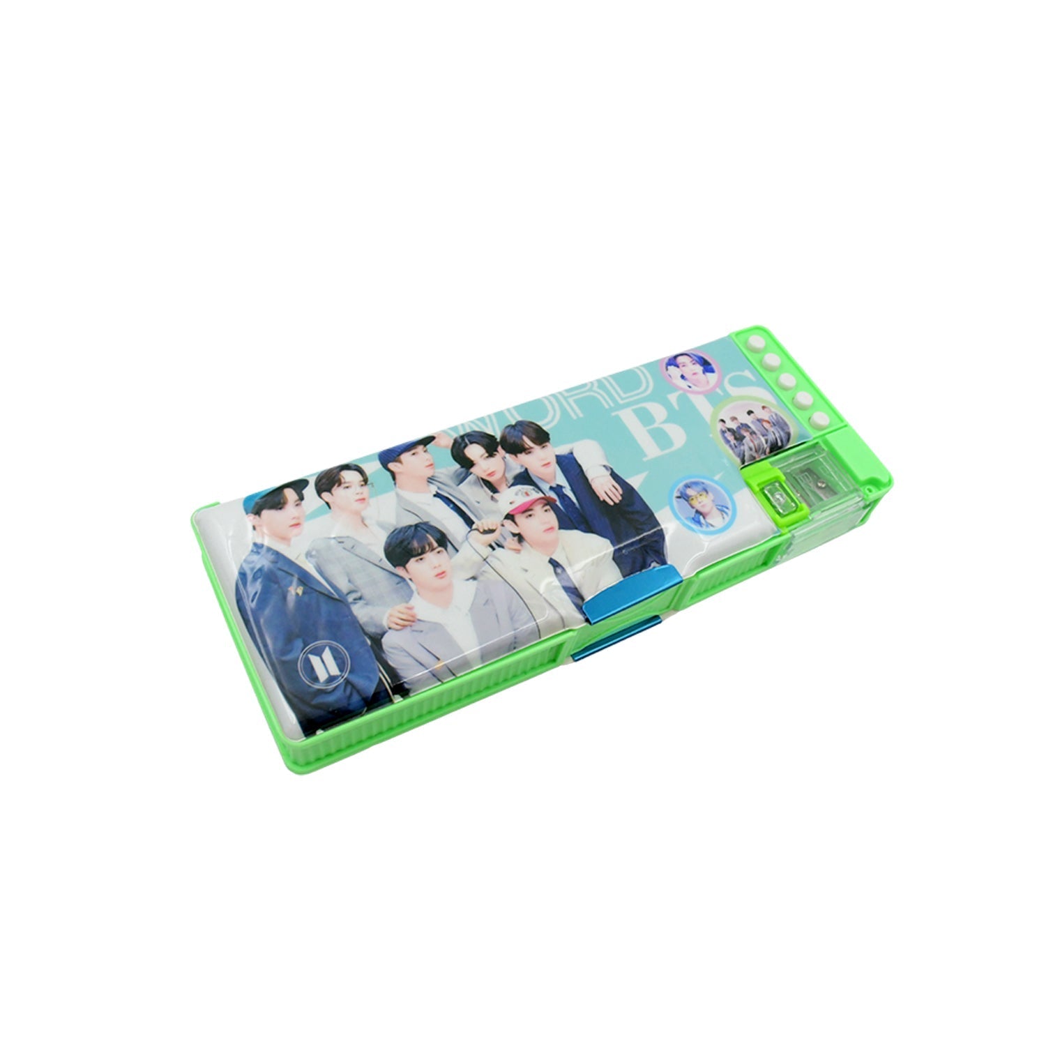 Multipurpose Compass Box (2 Compartments): Cartoon Pencil Case for Kids Signaturekarts